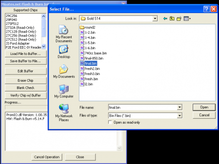 select file